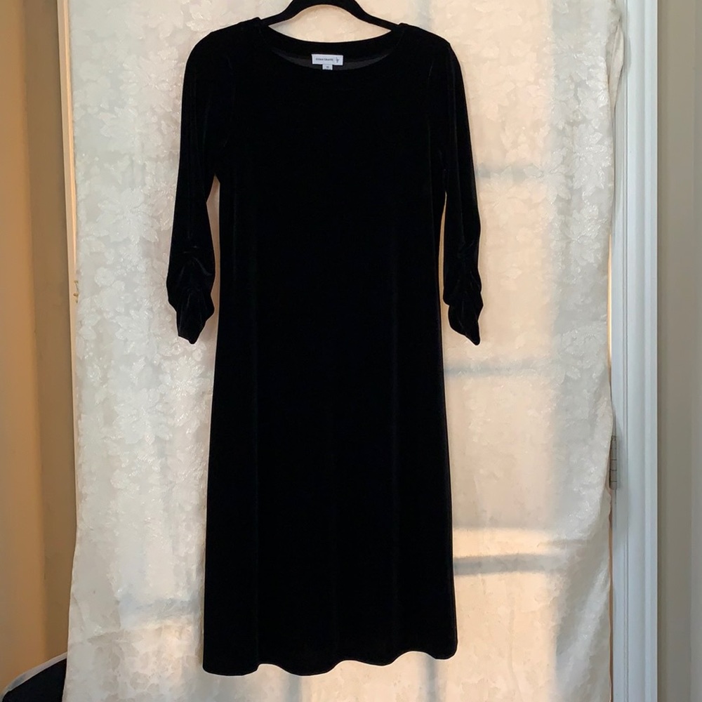 Susan Graver Stretch Velvet Cocktail Dress